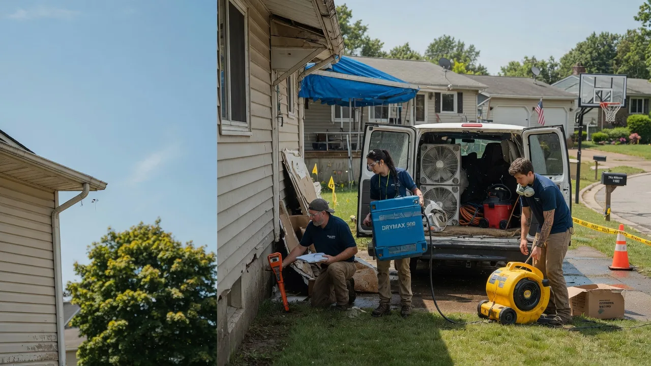 Ceiling Leak Cleanup in Union Furnace, OH near me