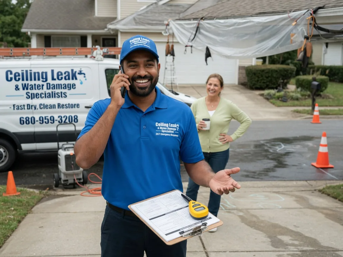 Ceiling Leak Cleanup Union Furnace, OH FAQs